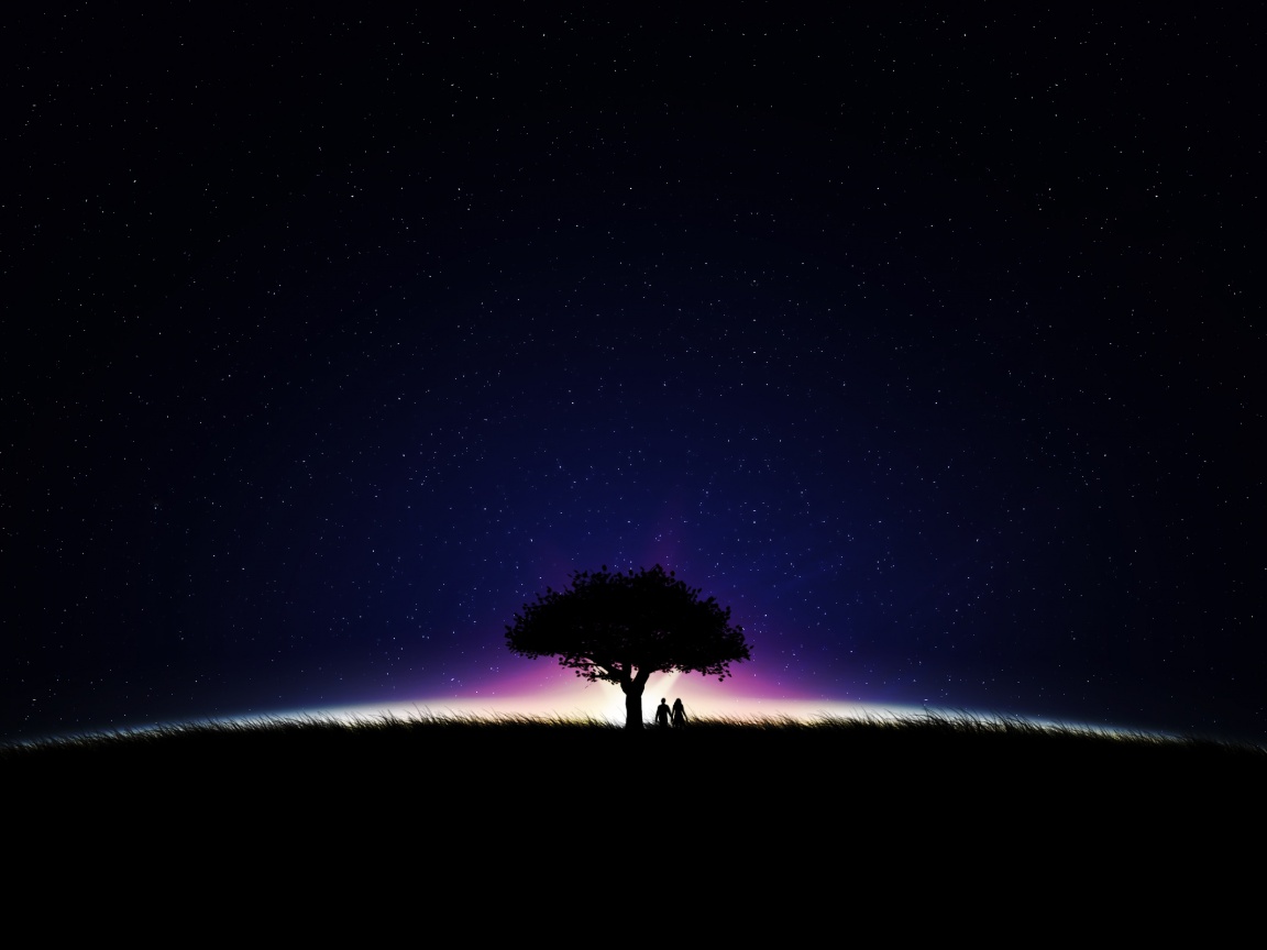 Звёздная ночь обои