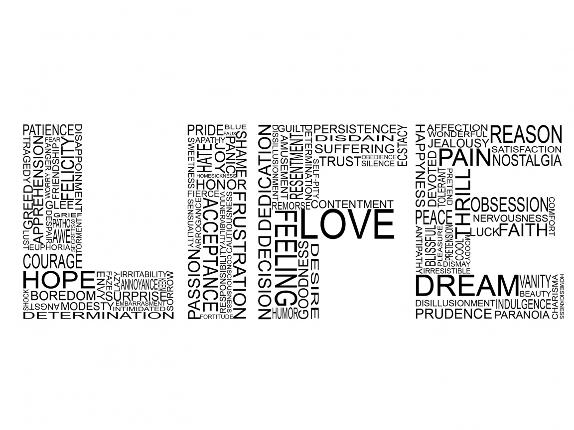 Жизнь в словах обои