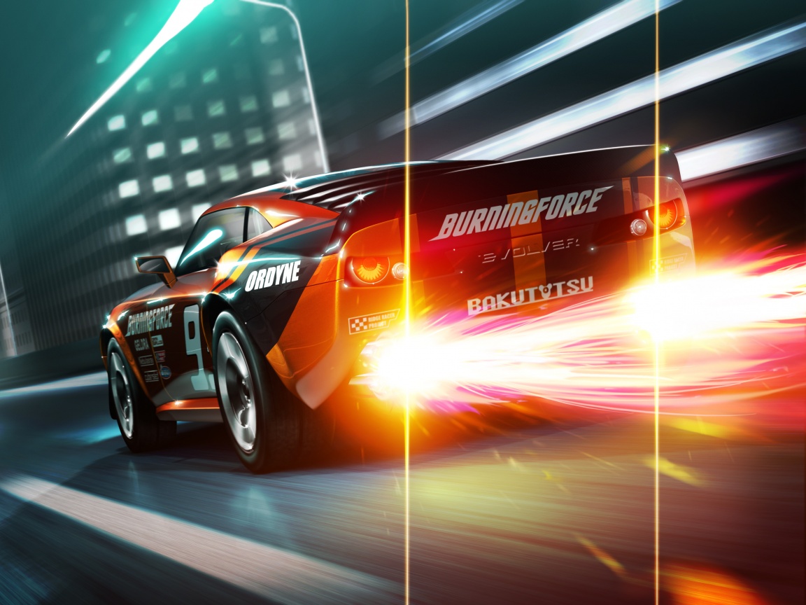 Ночное нитро обои