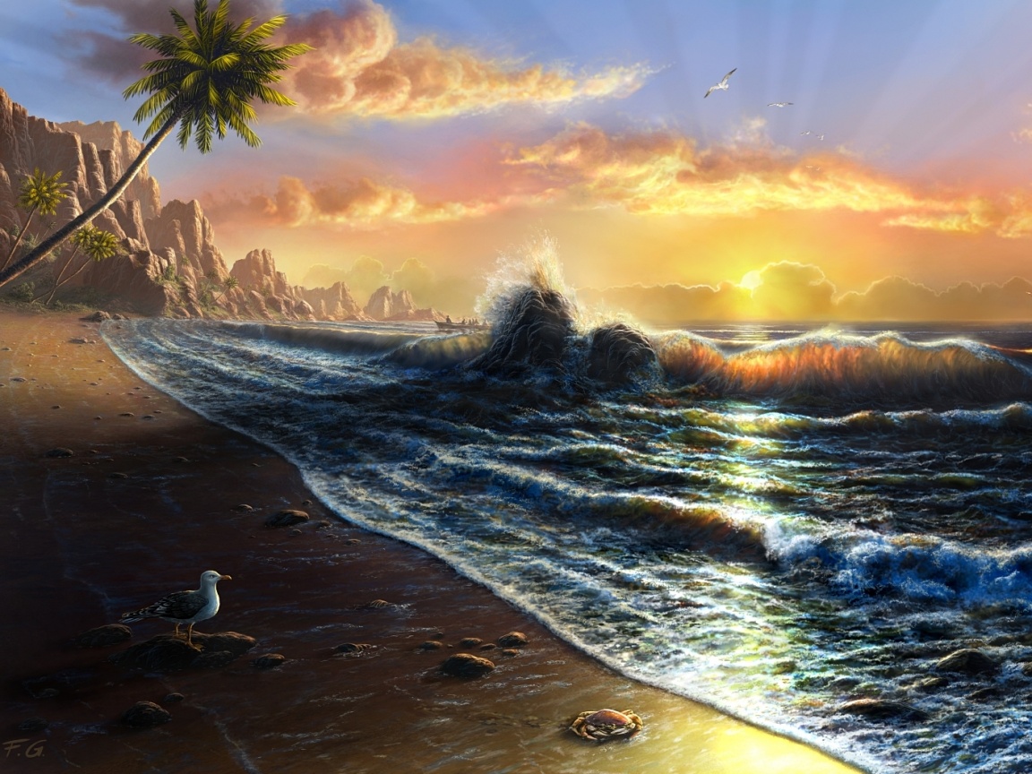 Далекие берега обои