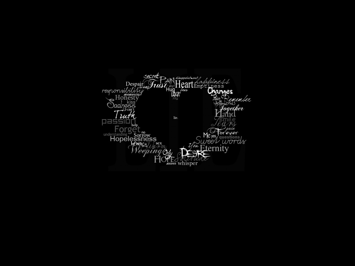 Слова о любви обои