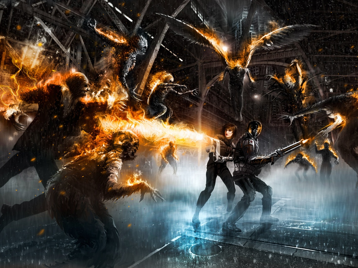 Игровой фанарт обои