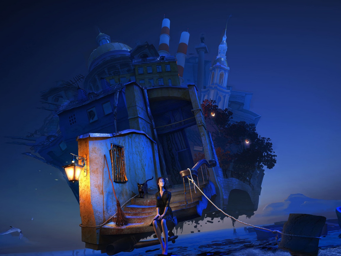 Мрачный Питер обои