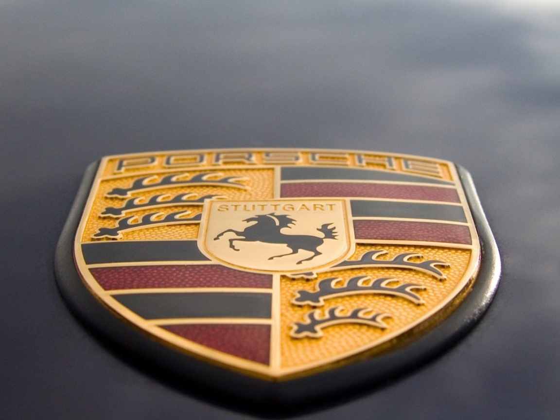 Логотип порше обои