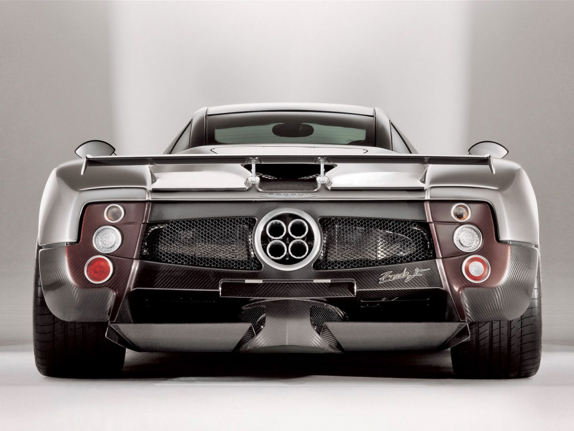 Pagani Zonda сзади обои