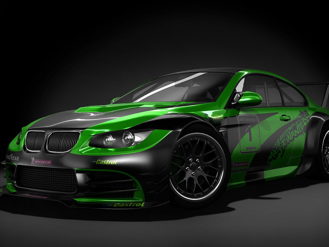 Гоночный BMW M3 обои