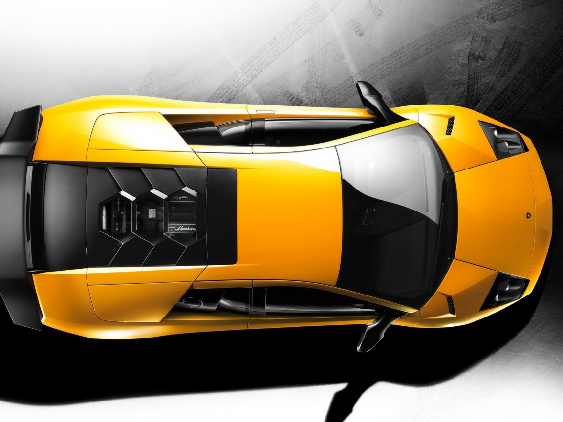 Ламборджини вид сверху обои
