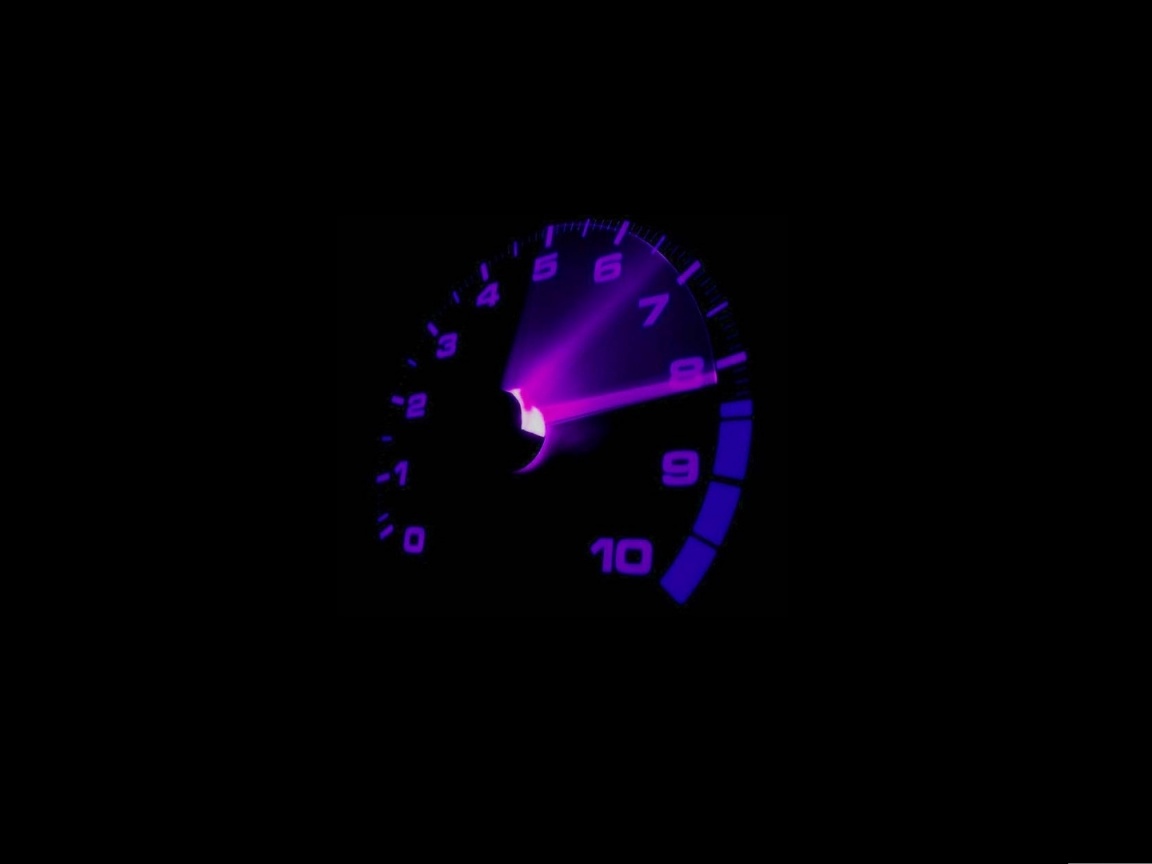 Стильный фиолетовый спидометр обои