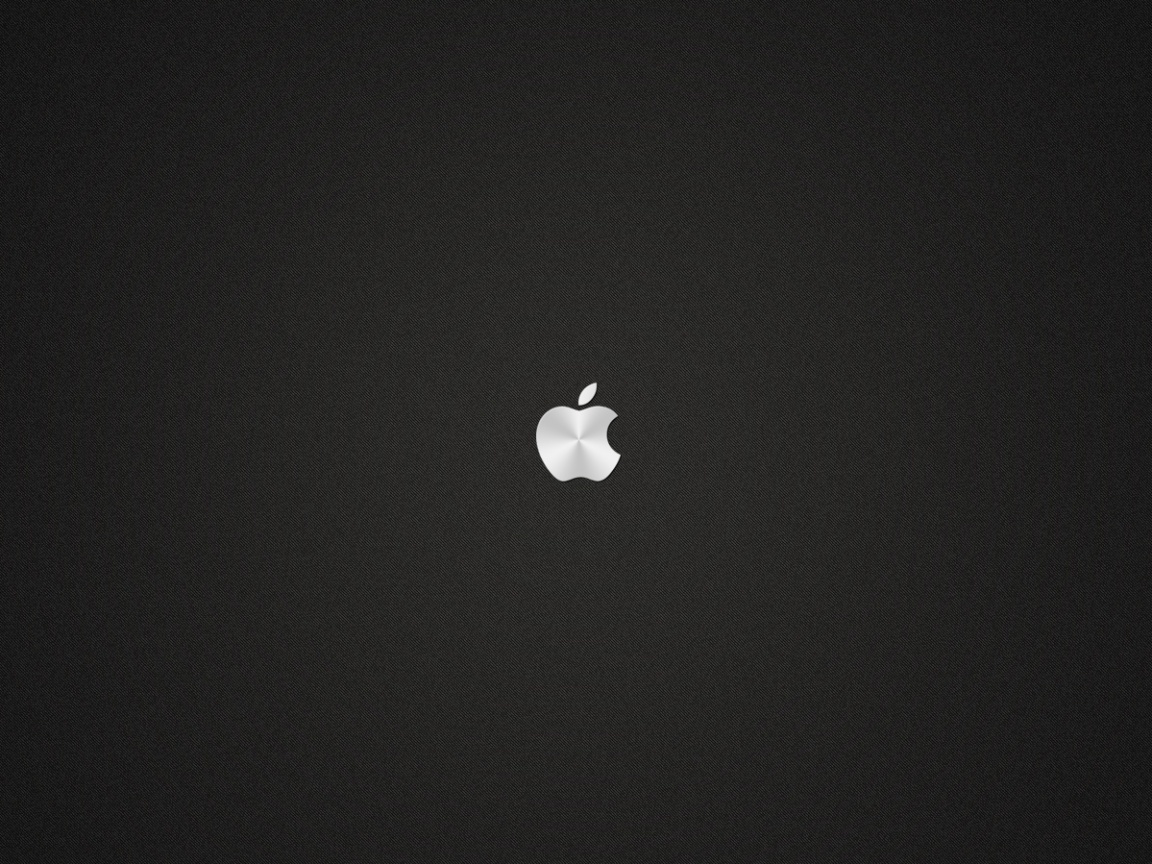 Темный фон - светлое яблоко обои