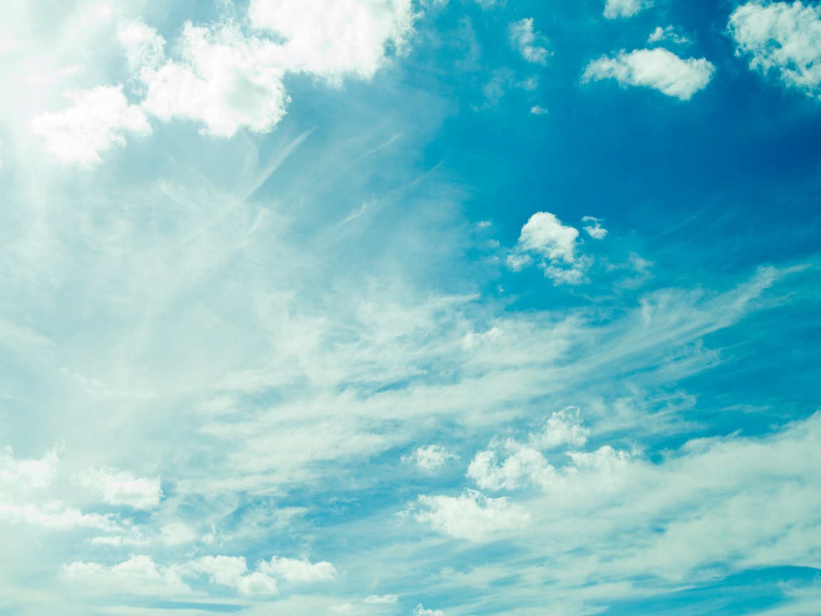 Голубое небо обои