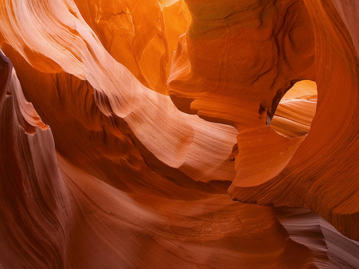 Оранжевая пещера обои