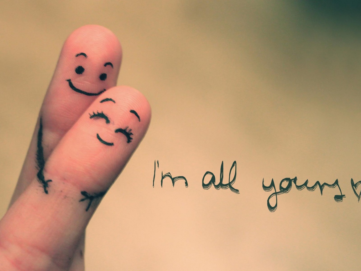 I"m all yours! обои