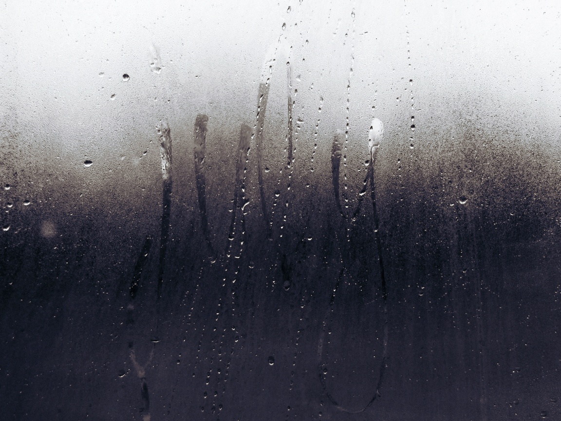 Запотевшее стекло обои