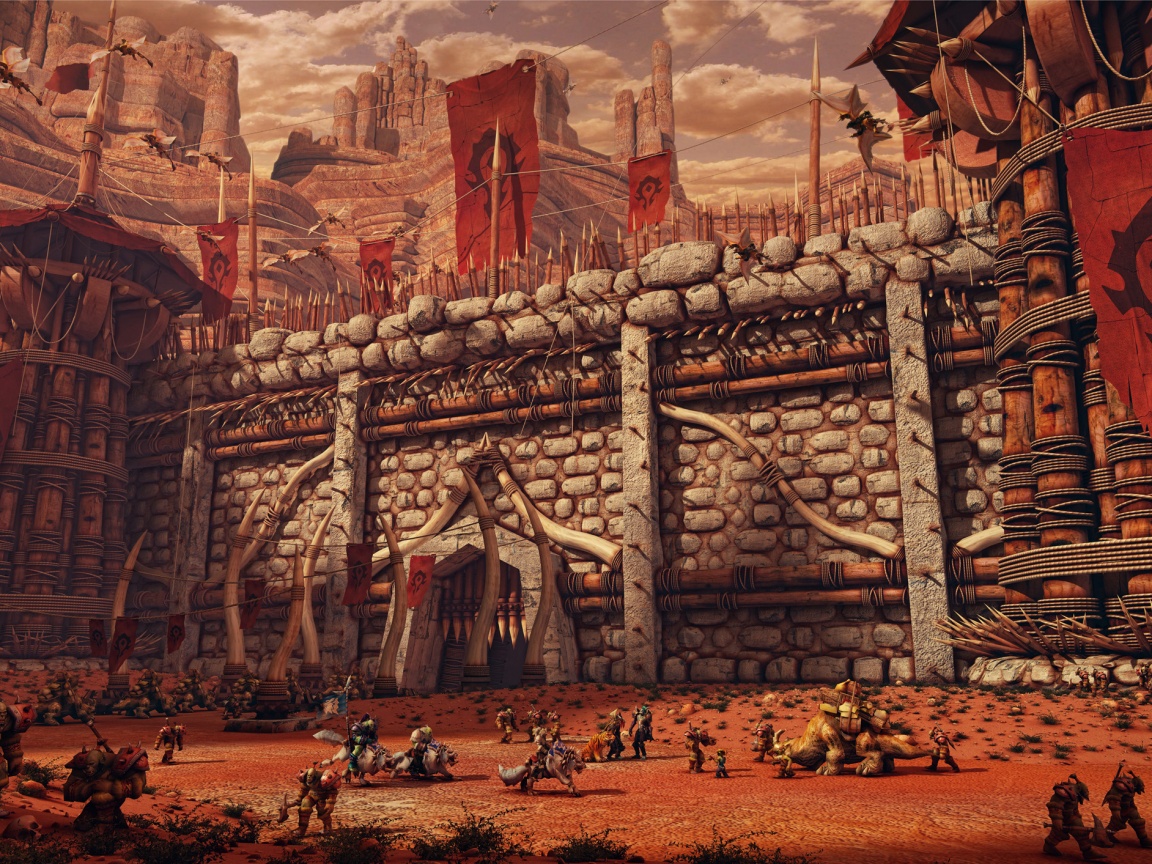 Крепость орков обои