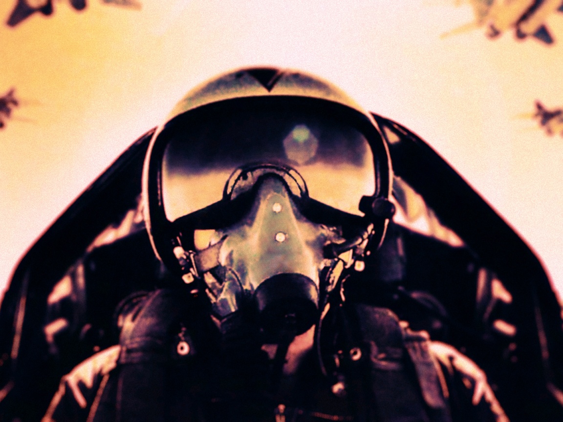 Пилот истребителя обои