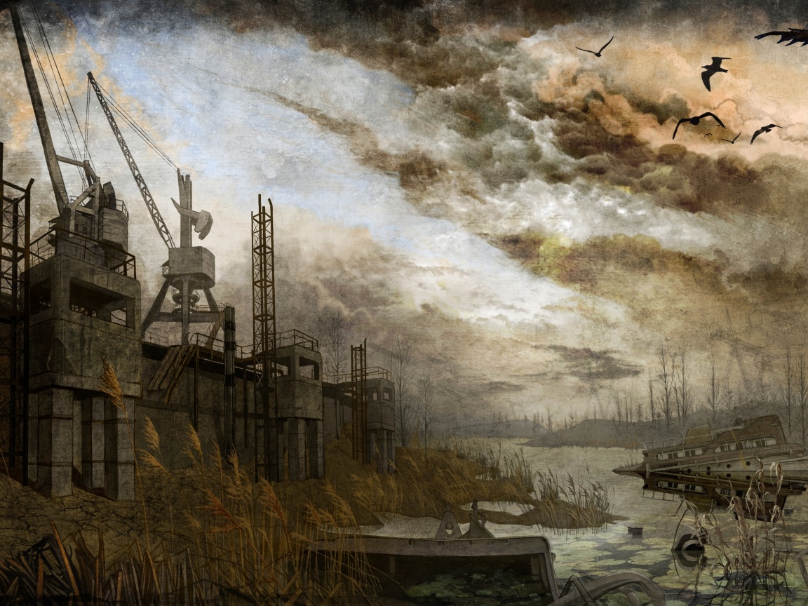 Панорама из Сталкера обои