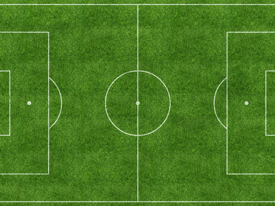 Вид на футбольное поле обои
