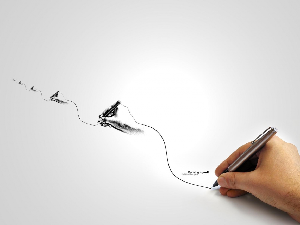 Рисунок - рекурсия обои