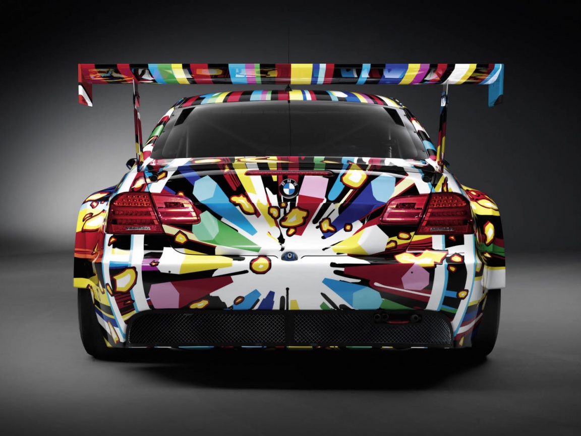 BMW  в сумасшедшем окрасе обои