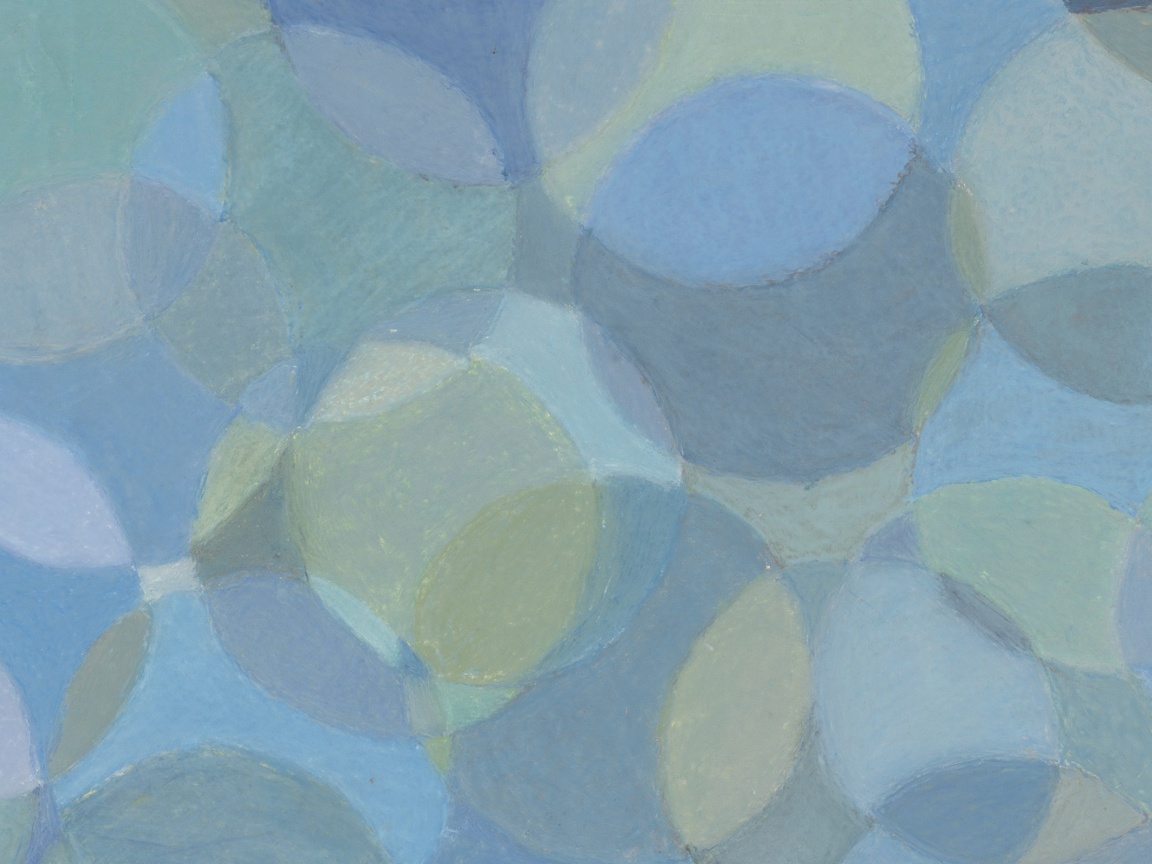 Голубые круги обои