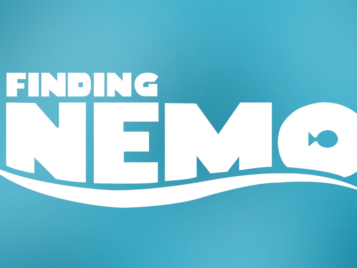 Надпись "В поисках Немо" обои