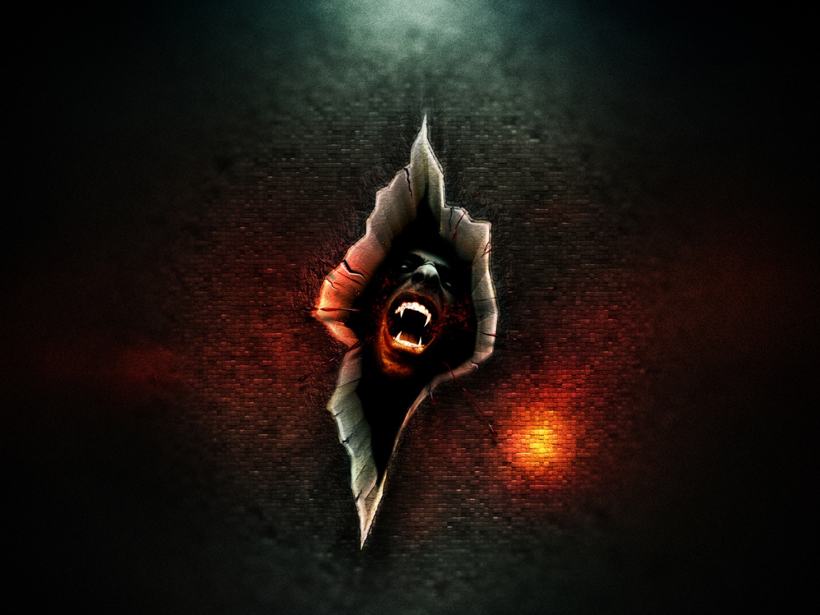 Монстр из ращелины обои