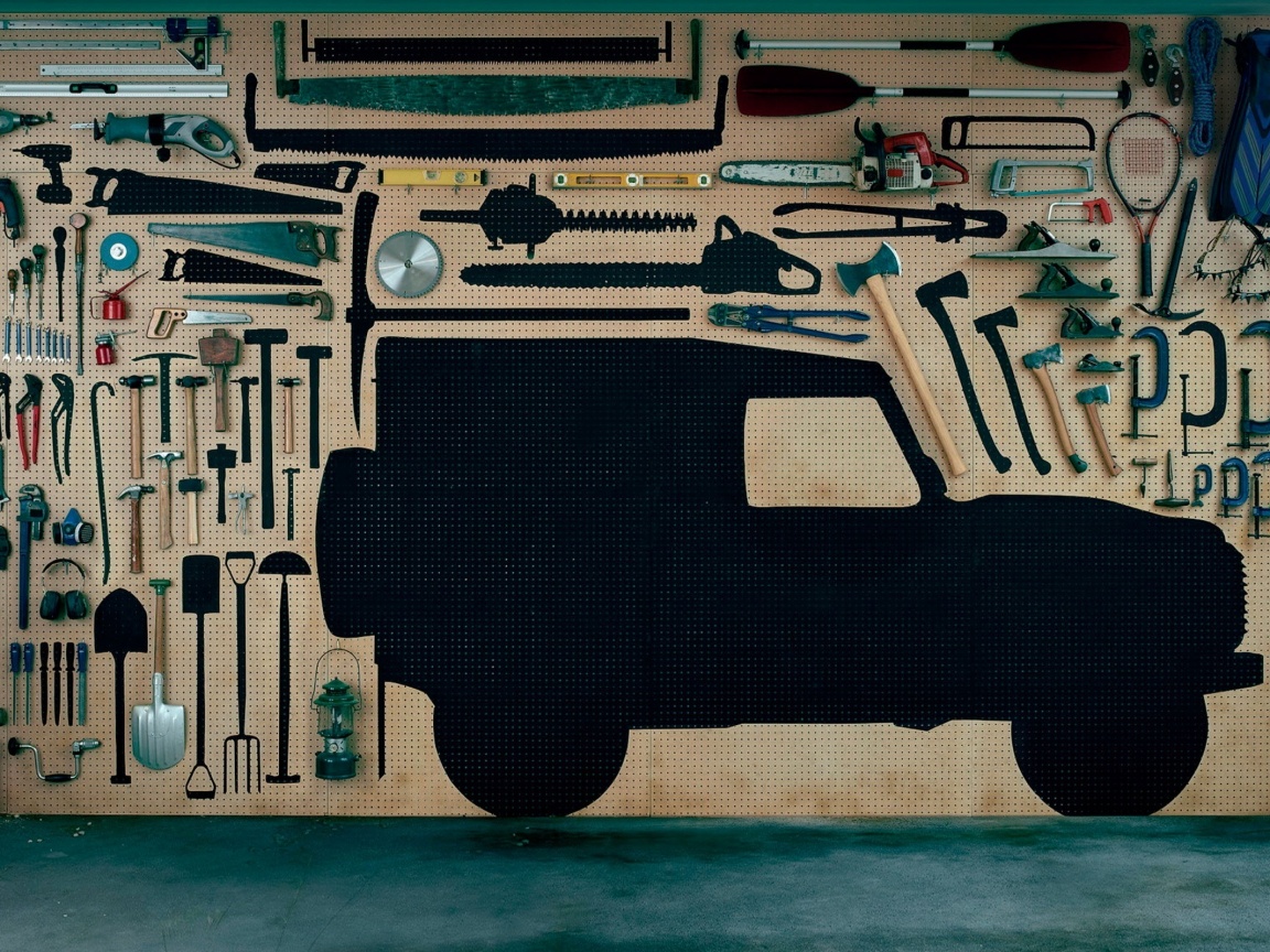 Типичный гараж обои