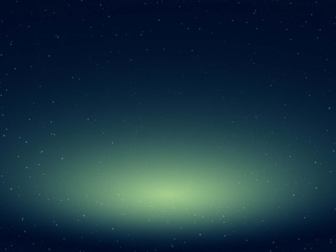 Свечение в ночном небе обои