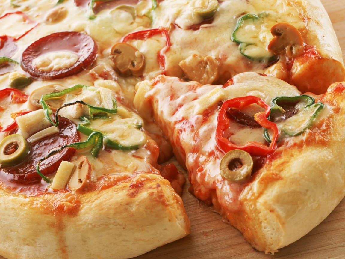 Свежая пицца обои