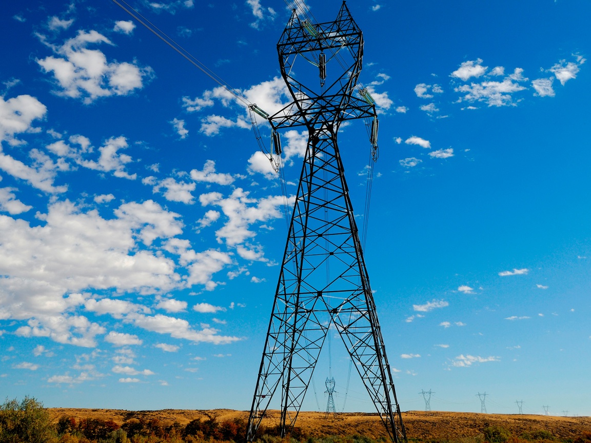 Линии электро передач обои