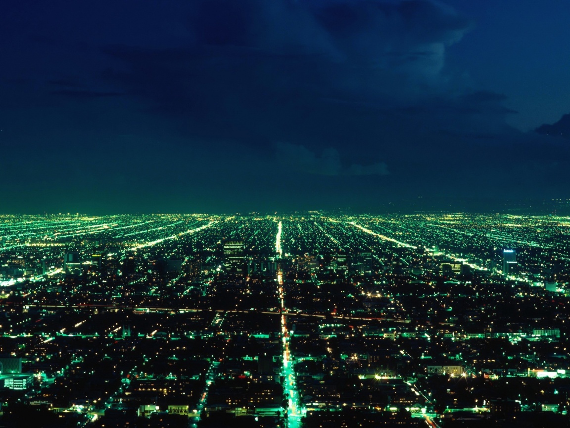 Вид на город с высоты обои