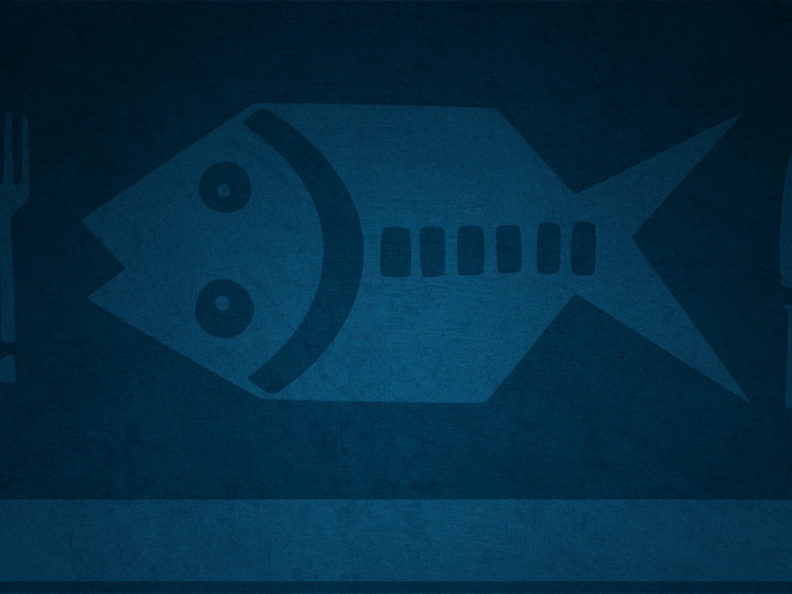 Вилка слева, нож справа обои