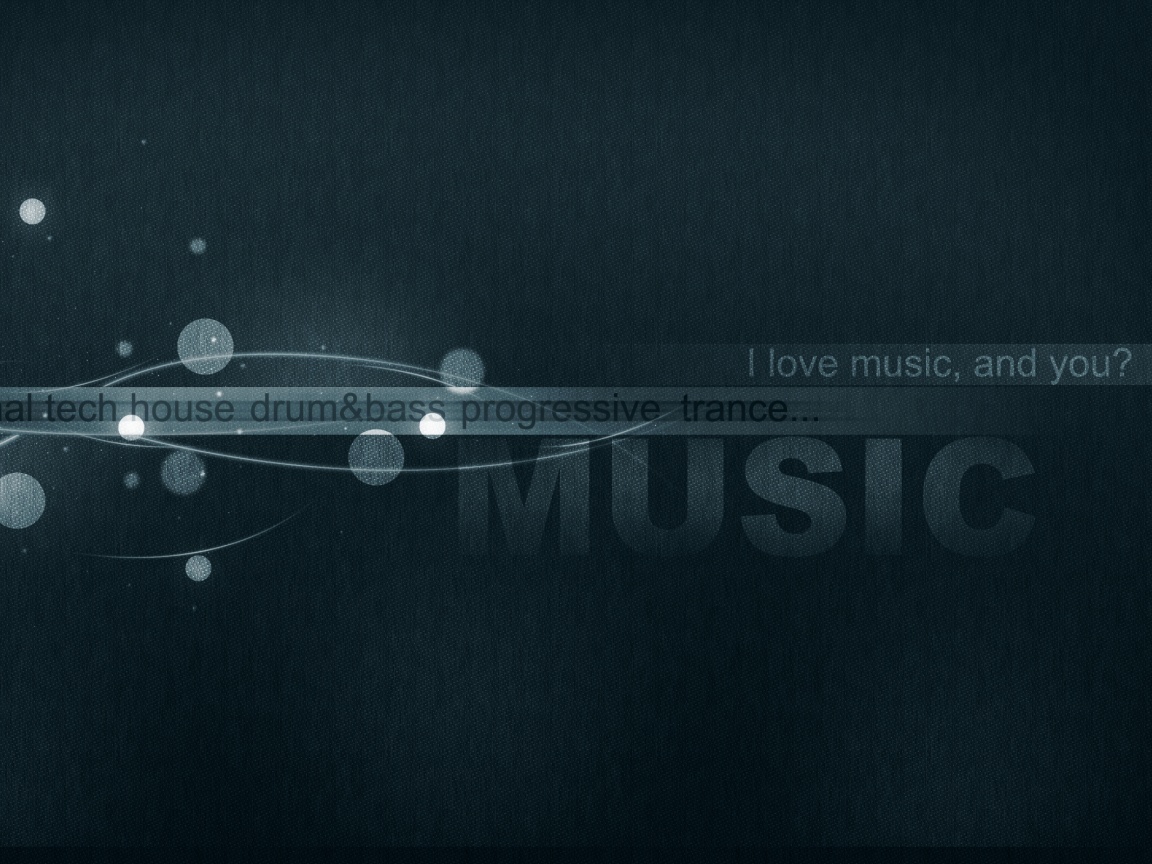 Я люблю музыку, а ты? обои