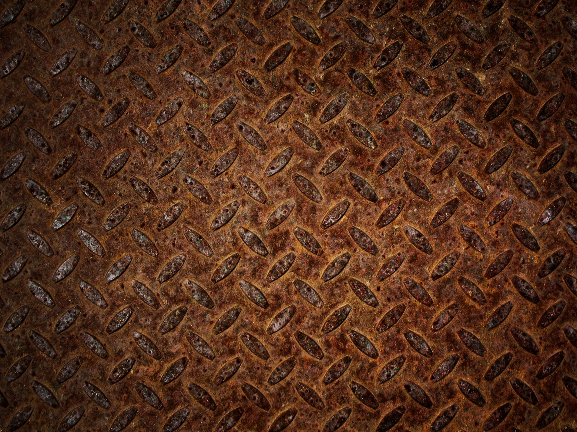 Ржавый перфорированный стальной лист обои