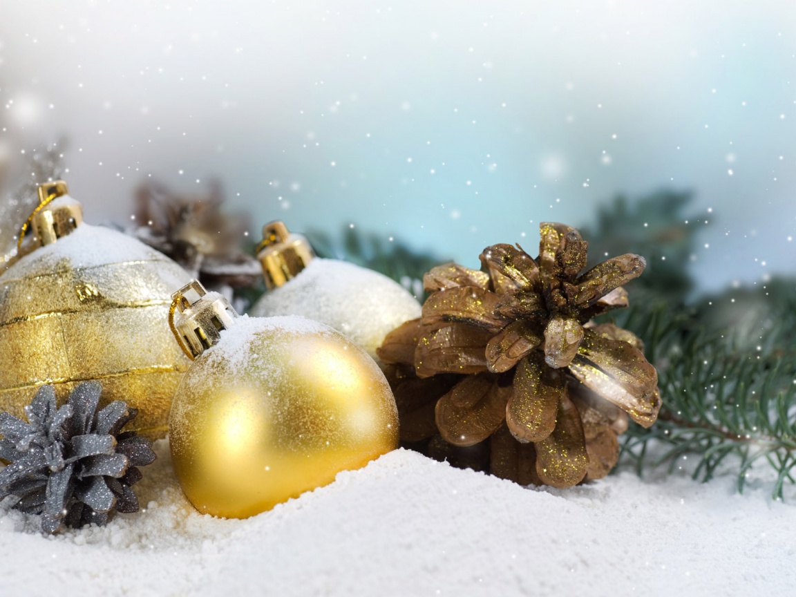 Новогодний натюрморт обои