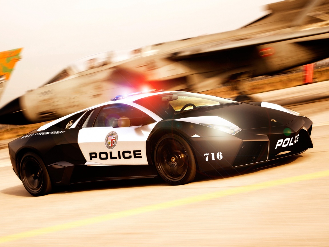 Полицейска Lamborghini из NFS обои