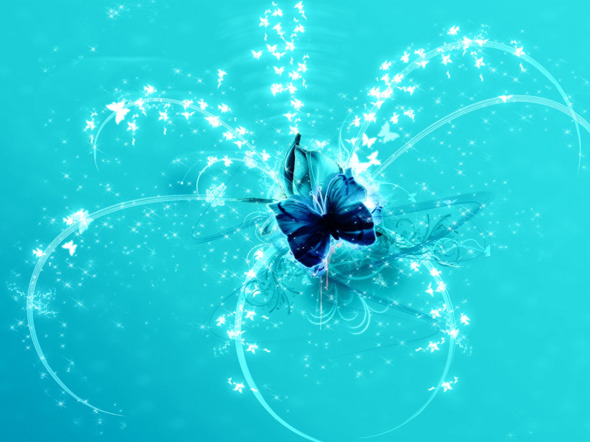 Волшебная бабочка обои