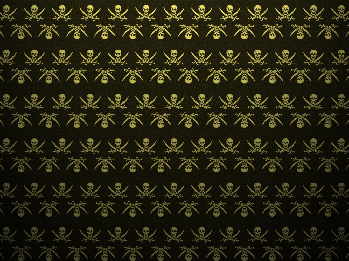 Череп и кости, пиратская тематика обои