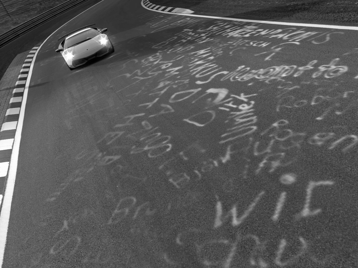 Lamborghini на треке в Grand Turismo 5 обои