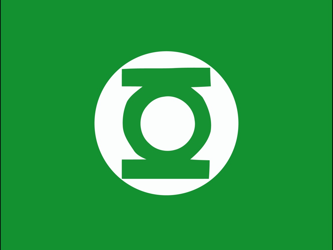 Знак Зеленого фонаря обои