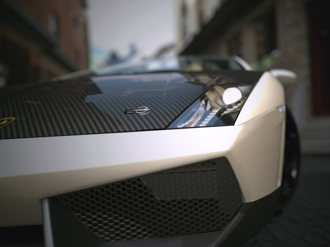 Lamborghini с карбоновым багажником обои