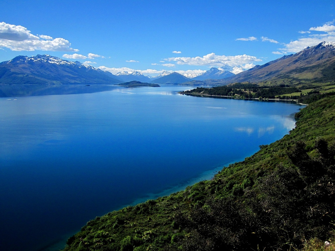 Горное озеро обои