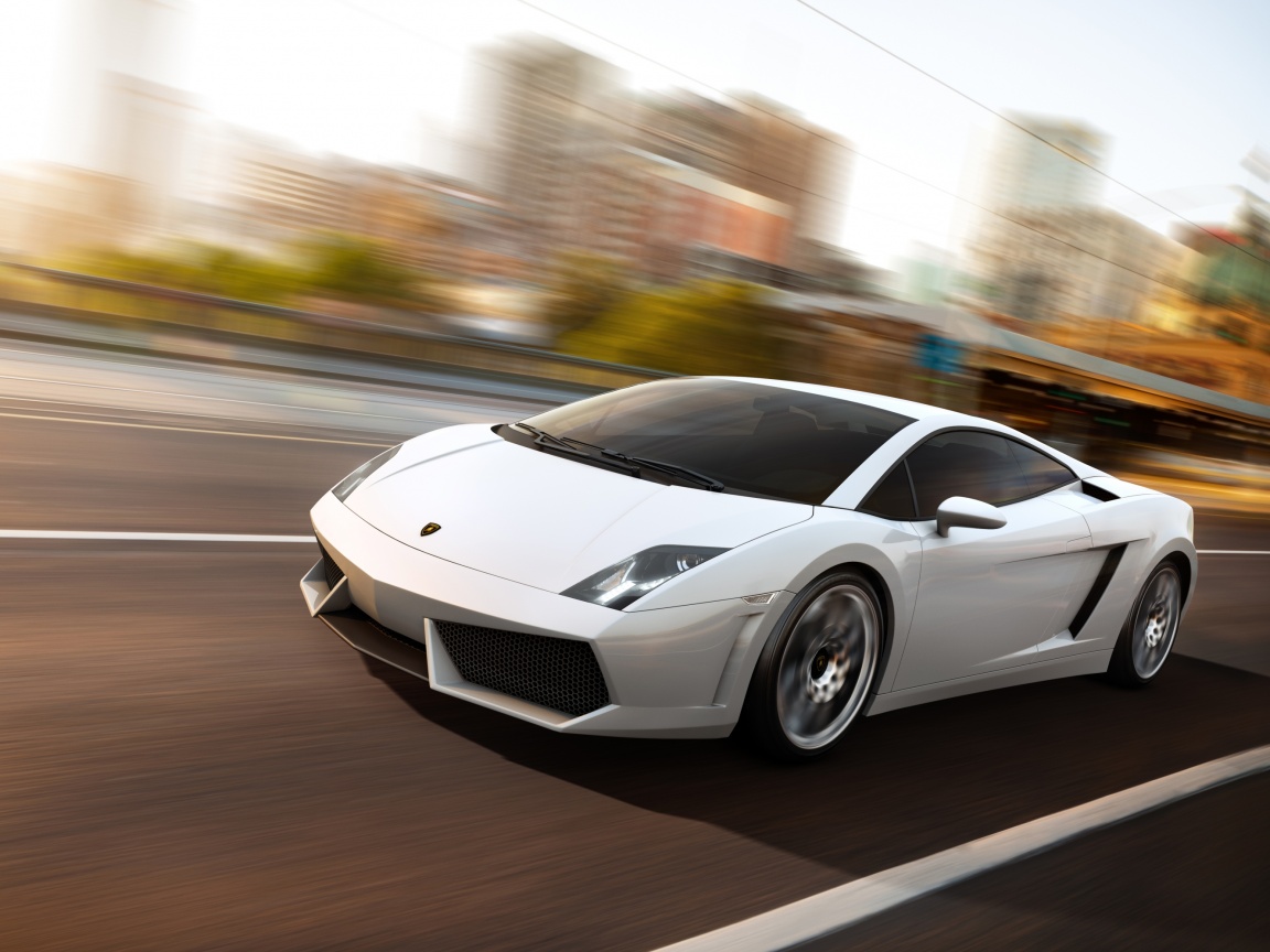 Серый Ламборджини обои