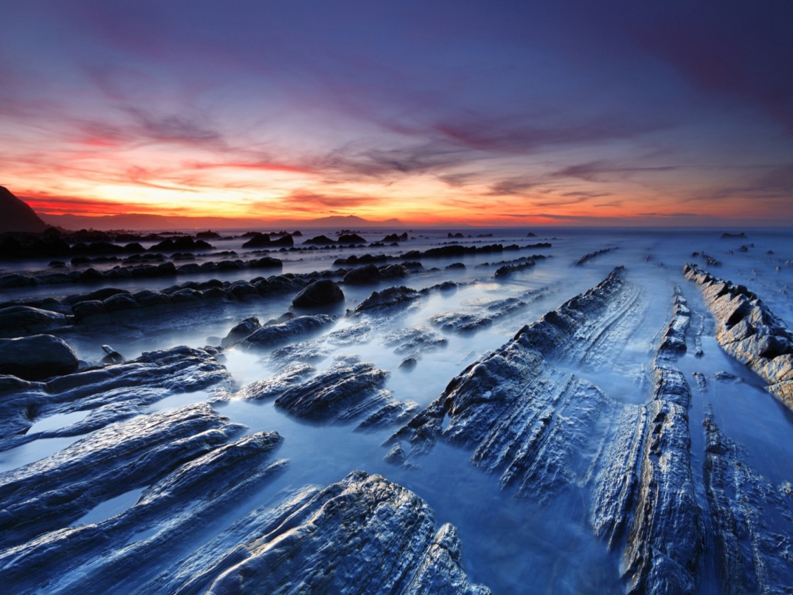 Рифы в тумане обои