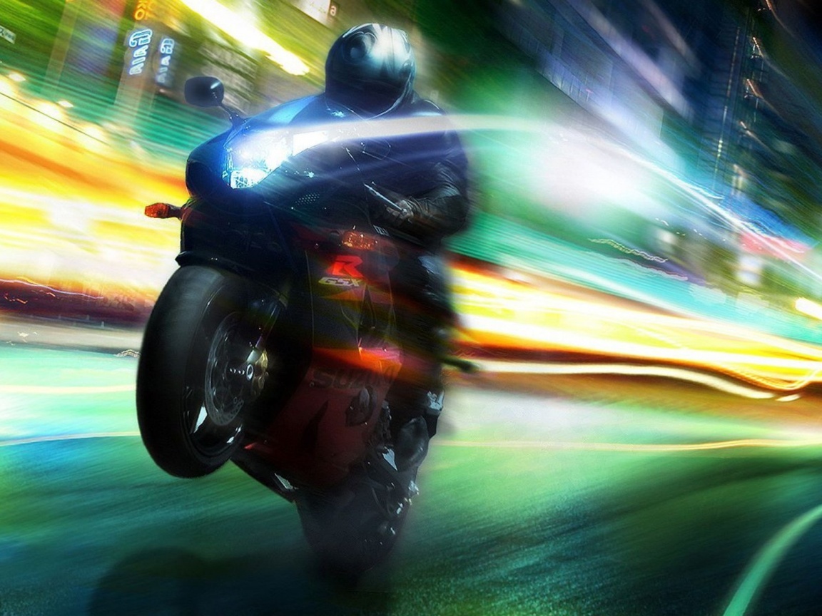 Сокрость на мотоцикле обои