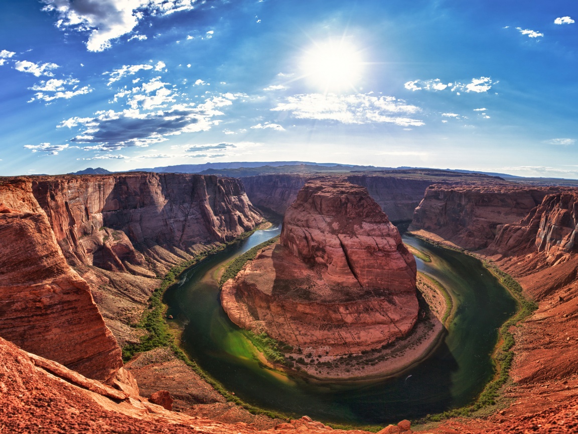 Каньон летом обои