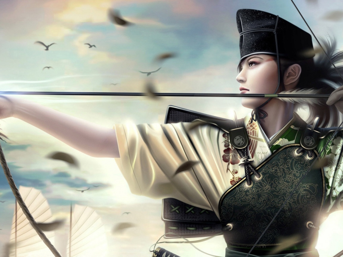 Лучница обои