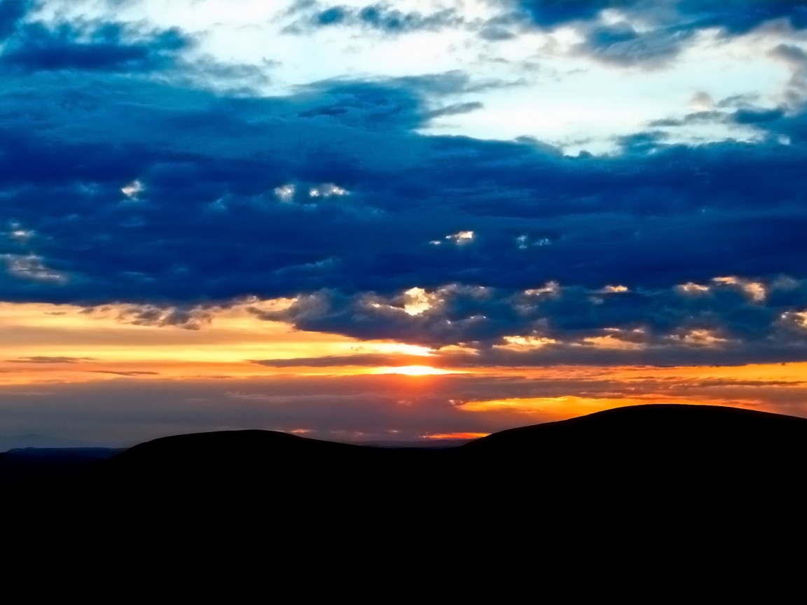 Небеса и тучи обои