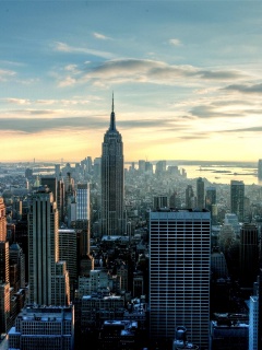 Большой город обои