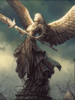 Ангел с мечом обои